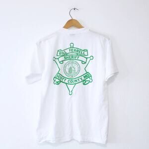 Vintage Scott County Missouri Sheriff T Shirt Medium